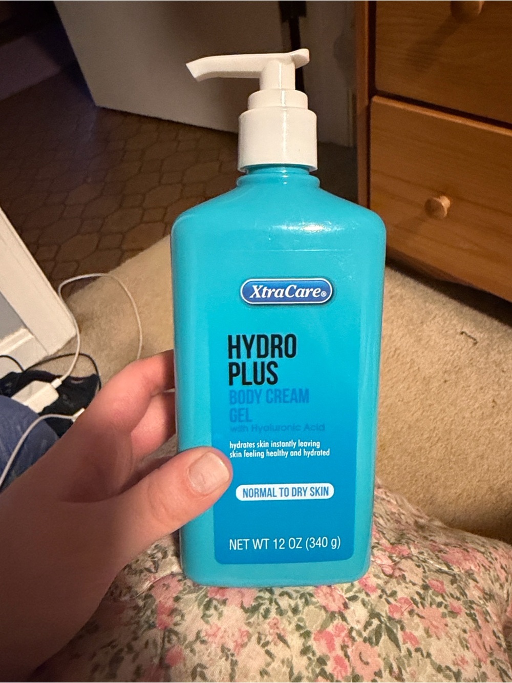 XtraCare Hydro Plus Body Cream Gel - Blue Moisturizer for Kids
